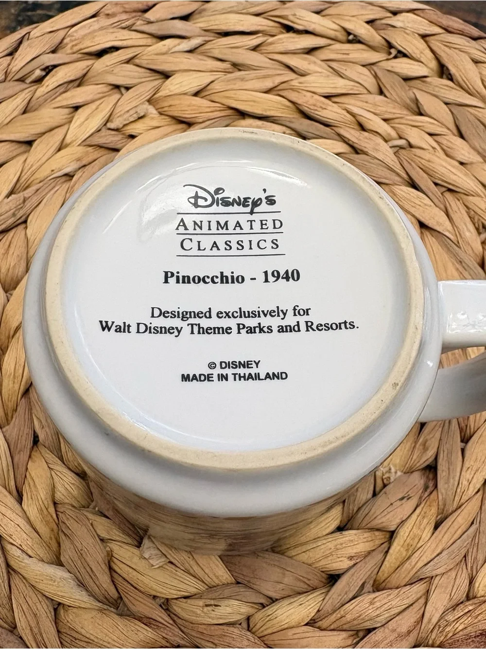 Disney Animated Classics Pinocchio Ceramic Mug